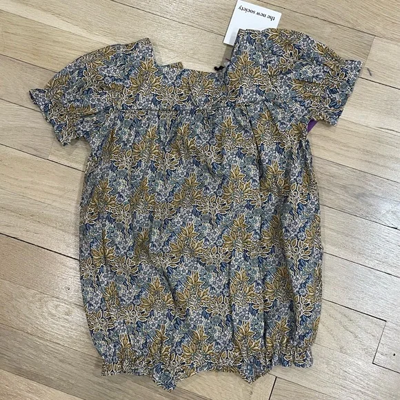 The New Society Aubry Forest Baby Romper